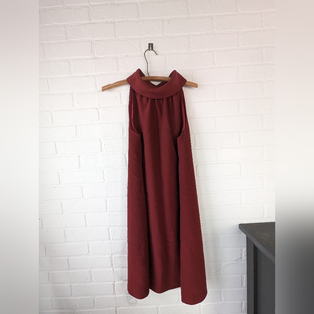 Sail to Sable Mock Neck Sleeveless Dress